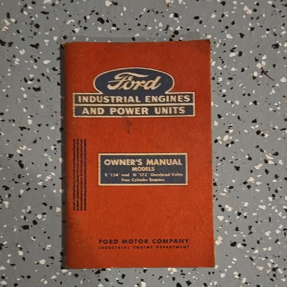 Ford Industrial Engines Manual - Red